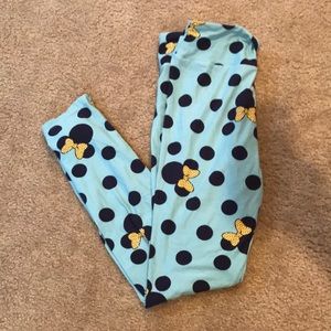 LuluRoe Minnie Mouse One size leggings